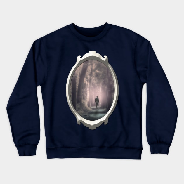 Into the Light Crewneck Sweatshirt by RoxanneG